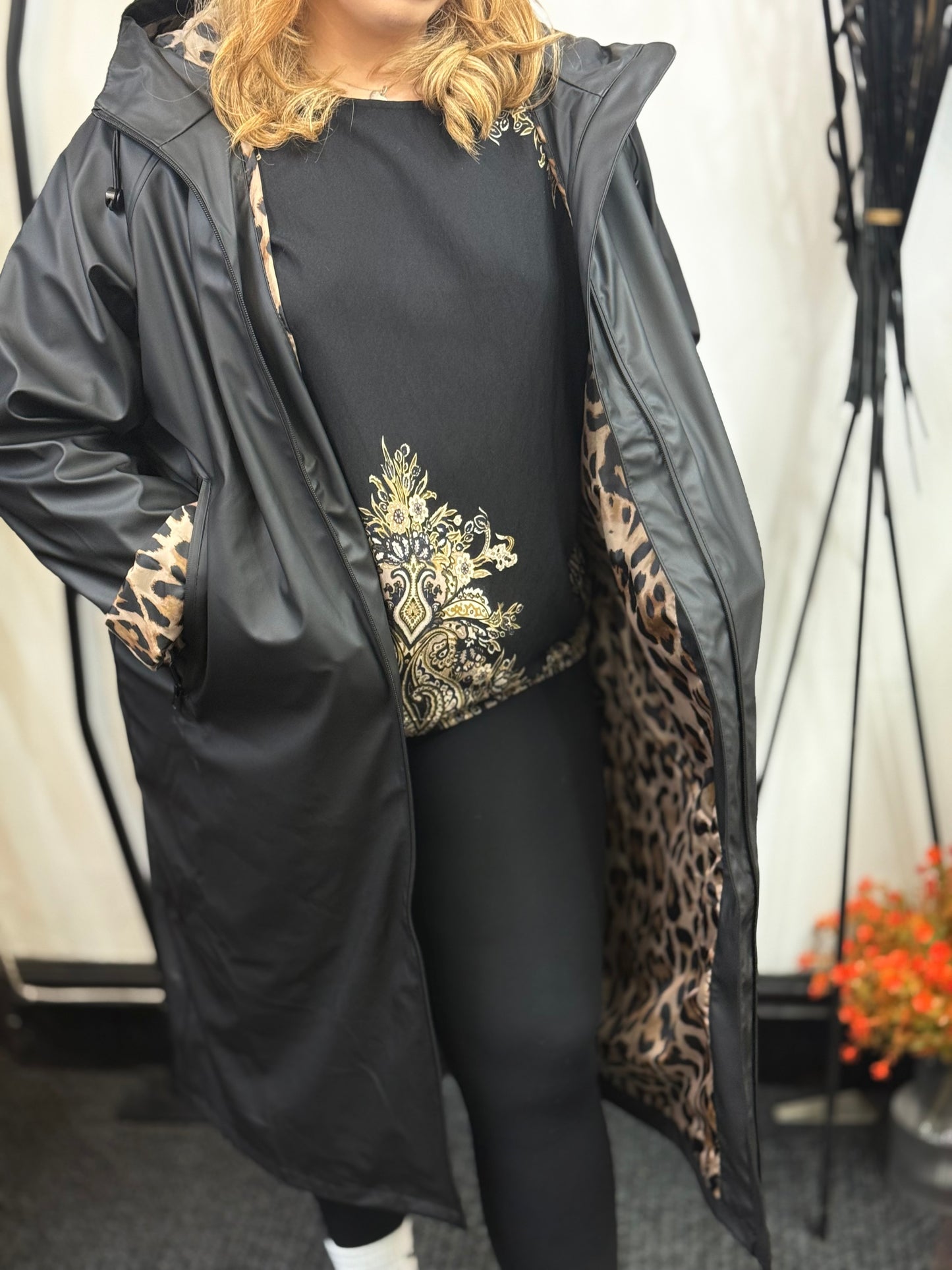 BYOUNG-AVANA - WATERPROOF MAC IN BLACK -