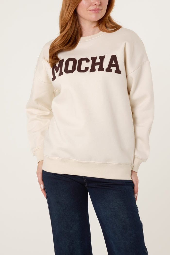 MAE- COFFEE SHOT OVERSIZED SWEATSHIRT