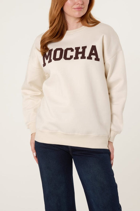 MAE- COFFEE SHOT OVERSIZED SWEATSHIRT