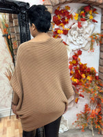 Load image into Gallery viewer, SOPHIE ASSYMETRIC RIB JUMPER-

