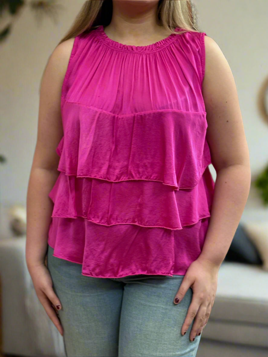 KITTY- SATIN RARA LAYER TOP