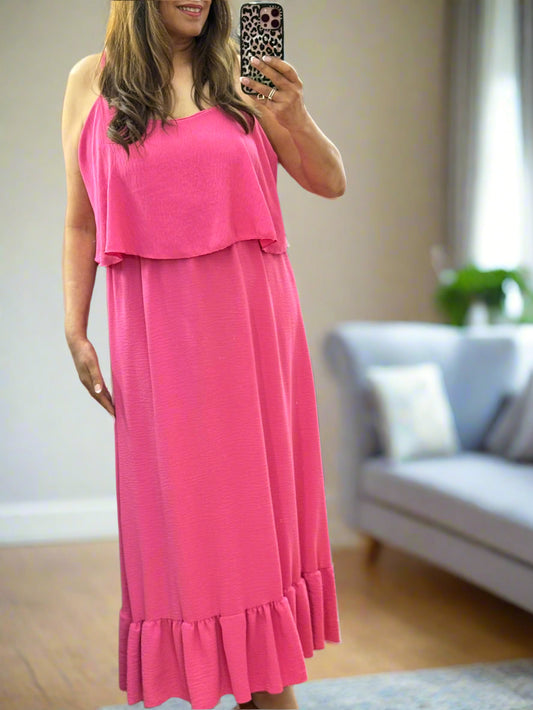 ST IVES -NATALIA STRAPPY OVERLAY MAXI