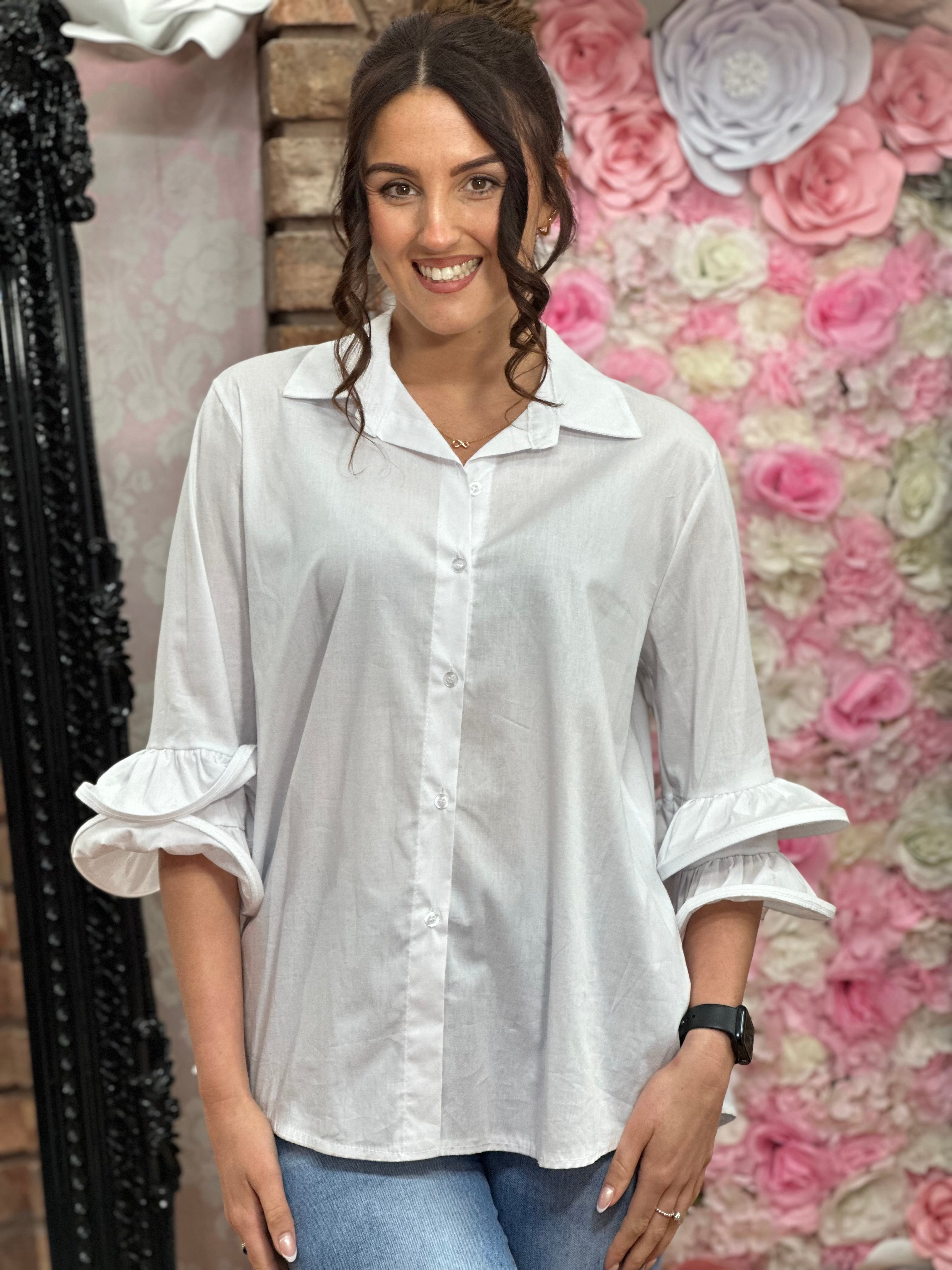 THE SHIRT COLLECTION- FRILL SLEEVE