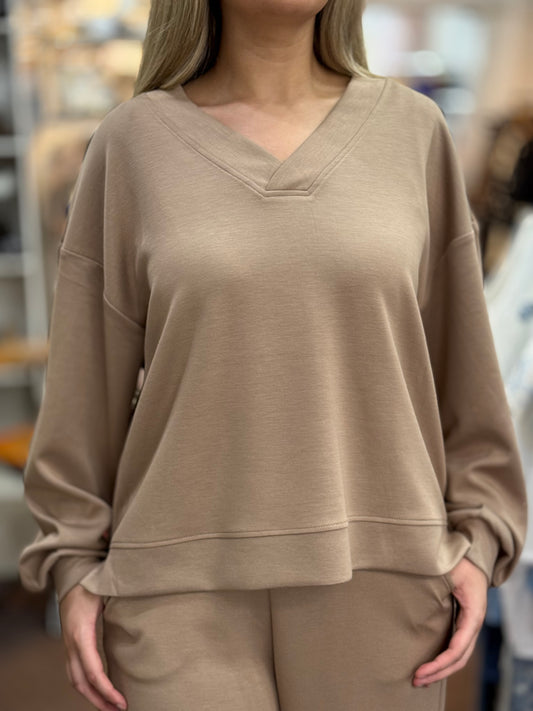 FRANSA- AURORA CO ORD- V SWEATSHIRT