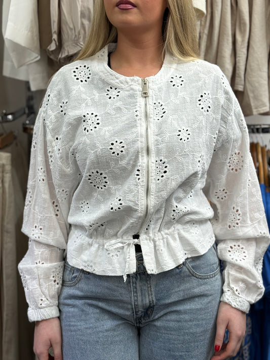 BARI BLOUSON- BELLA EMB ANGLAIS