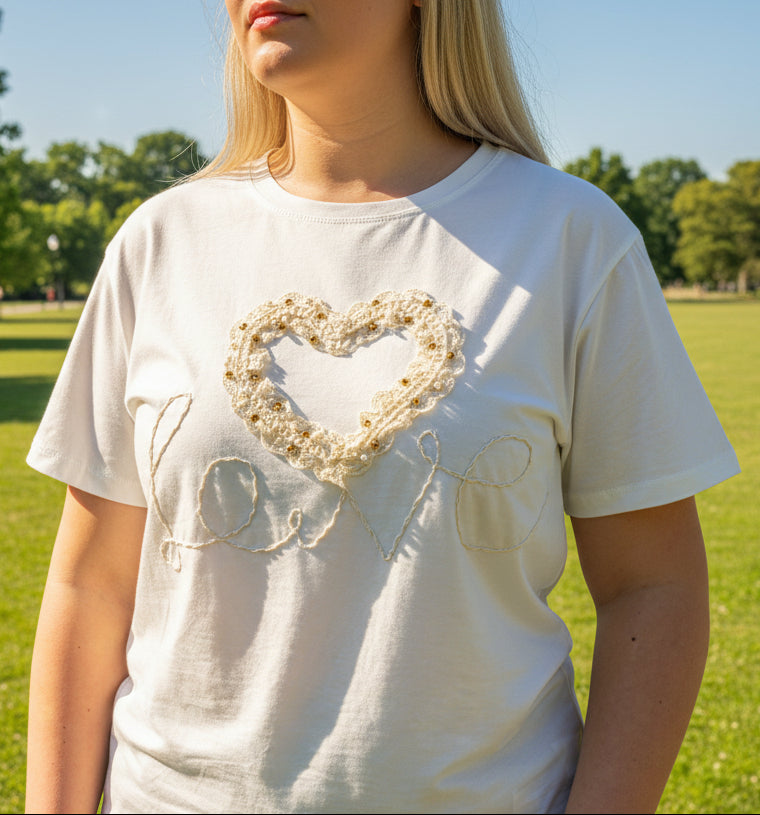 NAPELS - CROCHET AMOUR TEE -