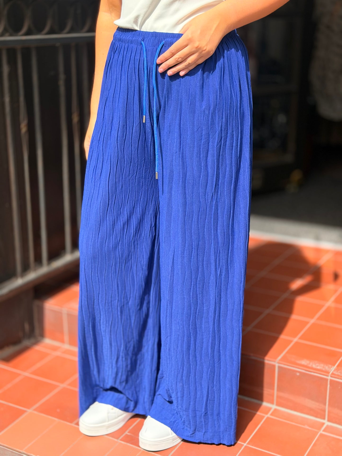 HAVANA- CRINKLE WAVE TROUSER