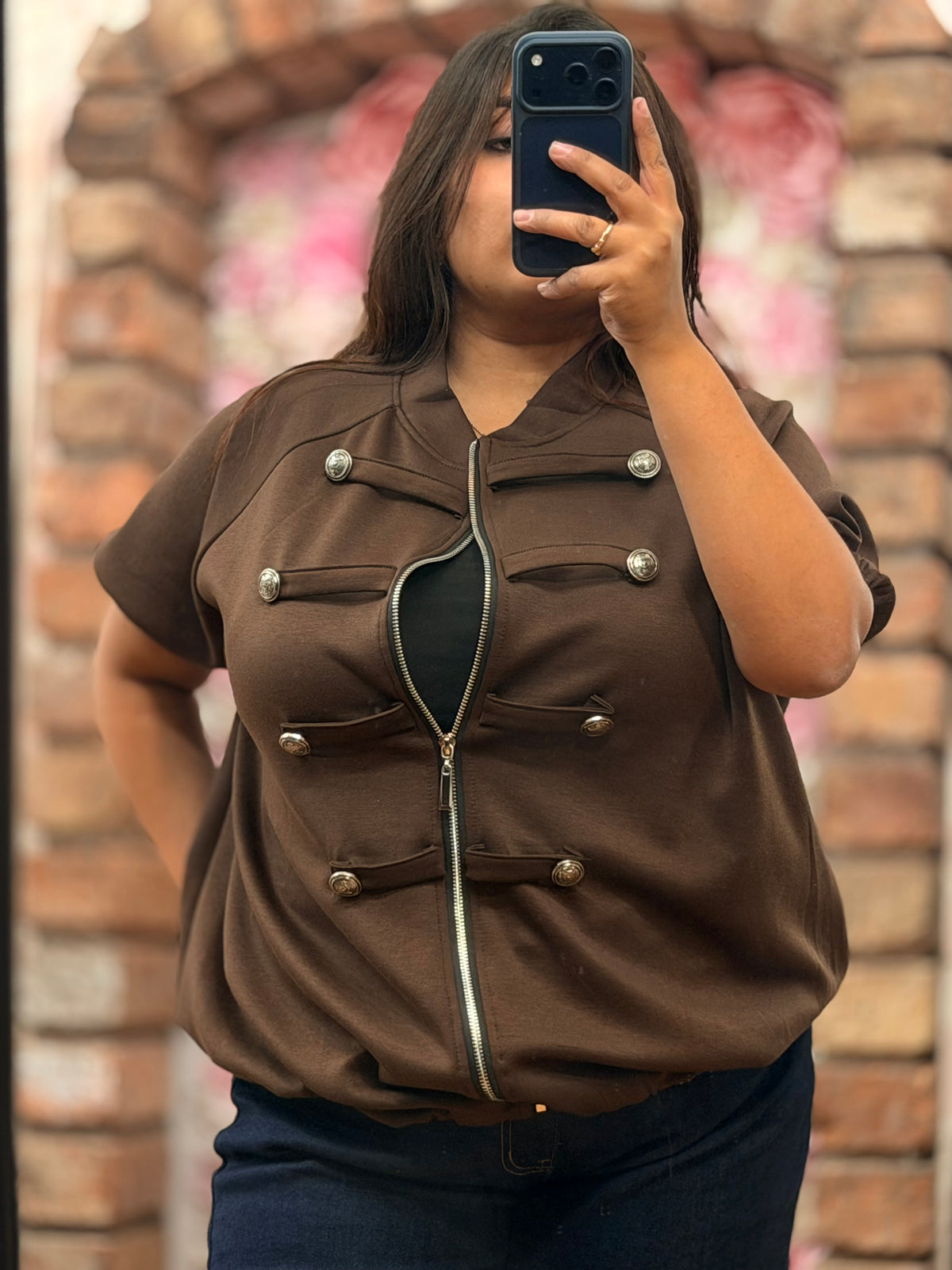 CLEO- OVERSIZED MILITARY SCUBA SWEAT JACKET