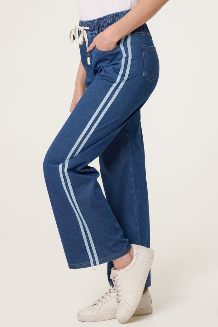 ELSIE- SIDE STRIPE D/LOOK TRS