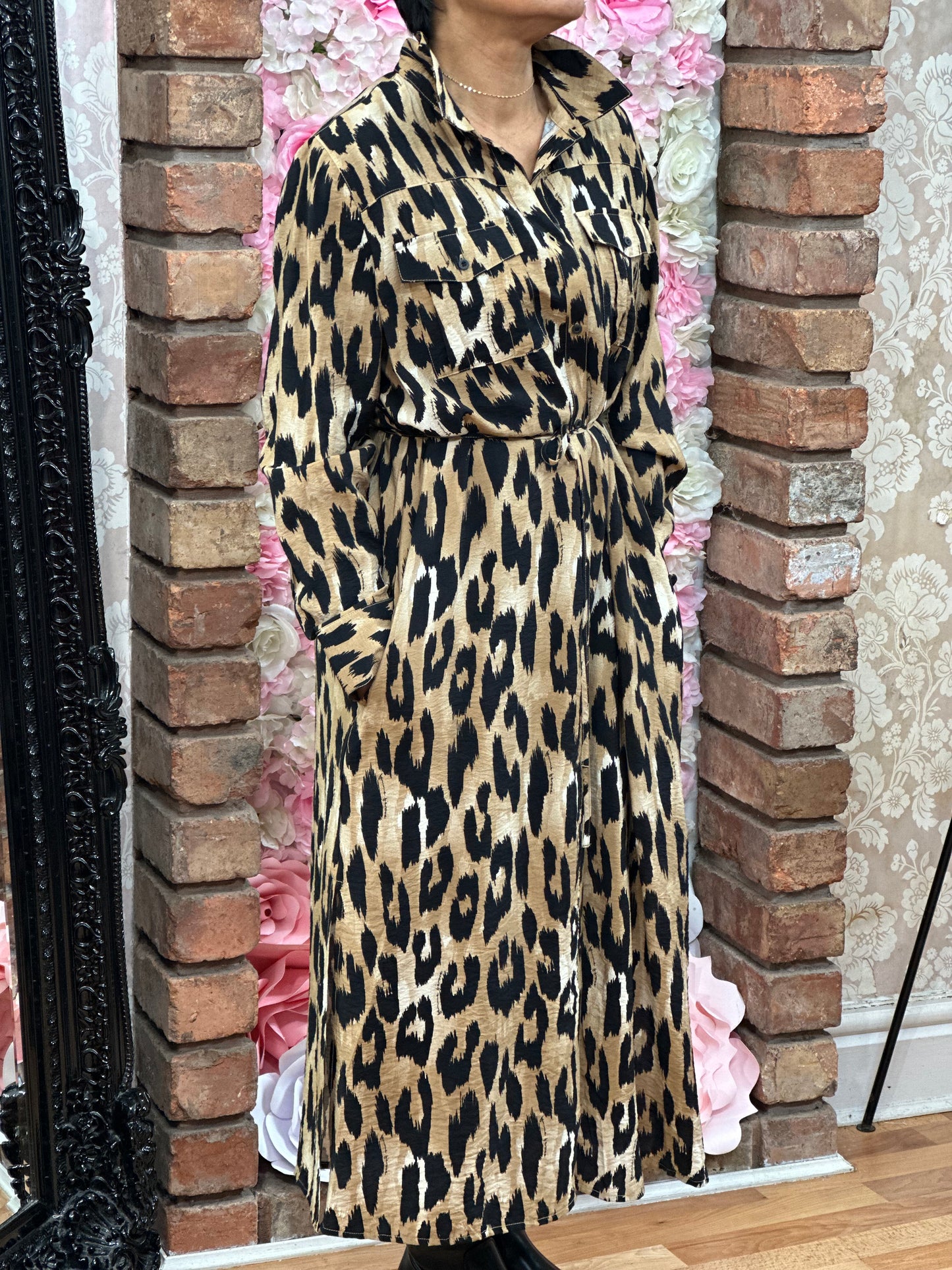 FRANSA LEONI ANIMAL DRESS-#NOVEMBER BF30%