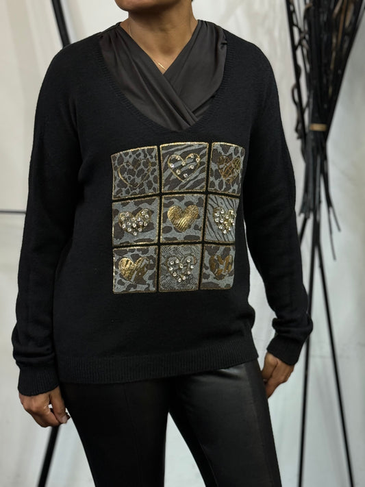 ROSIE-SEQIUN HEART ANIMAL JUMPER