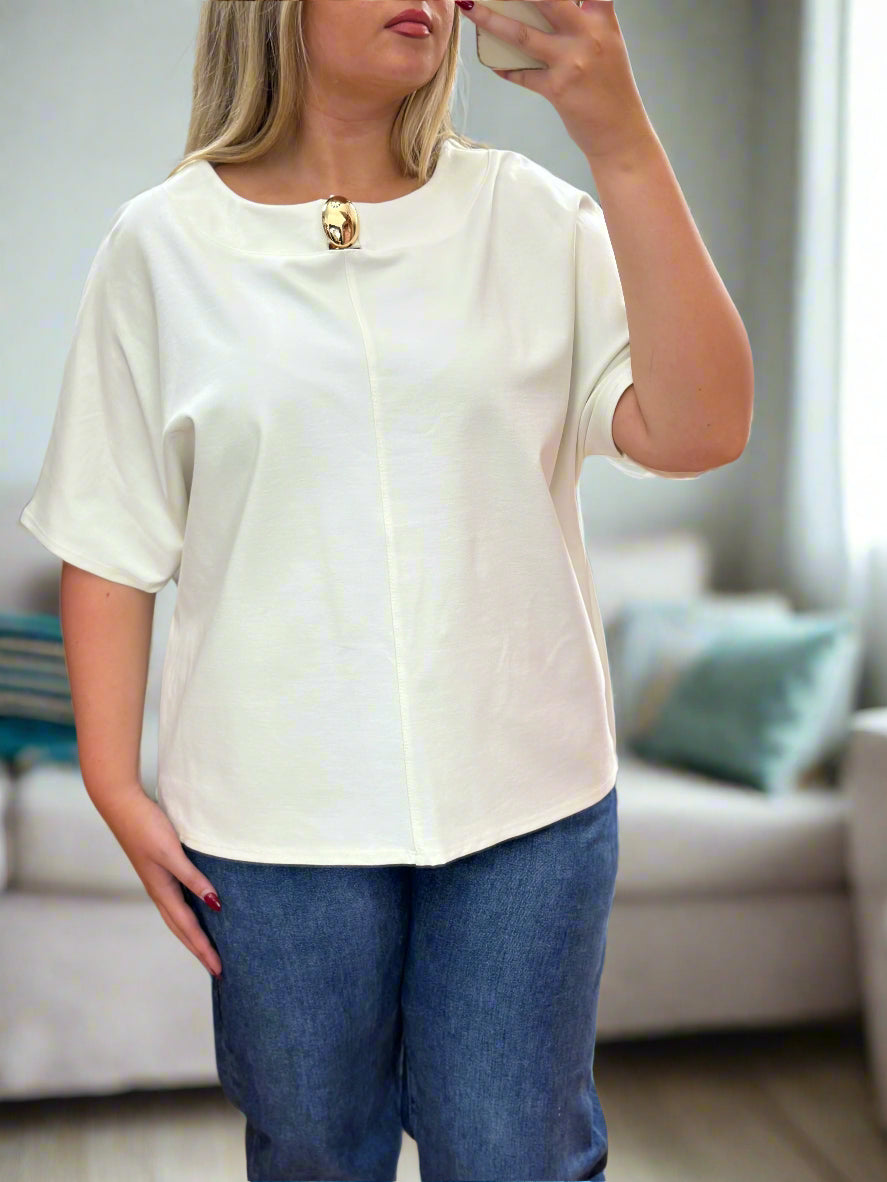 NOLA - SCUBA SWEAT GOLD BUTTON-#NOVEMBERBF