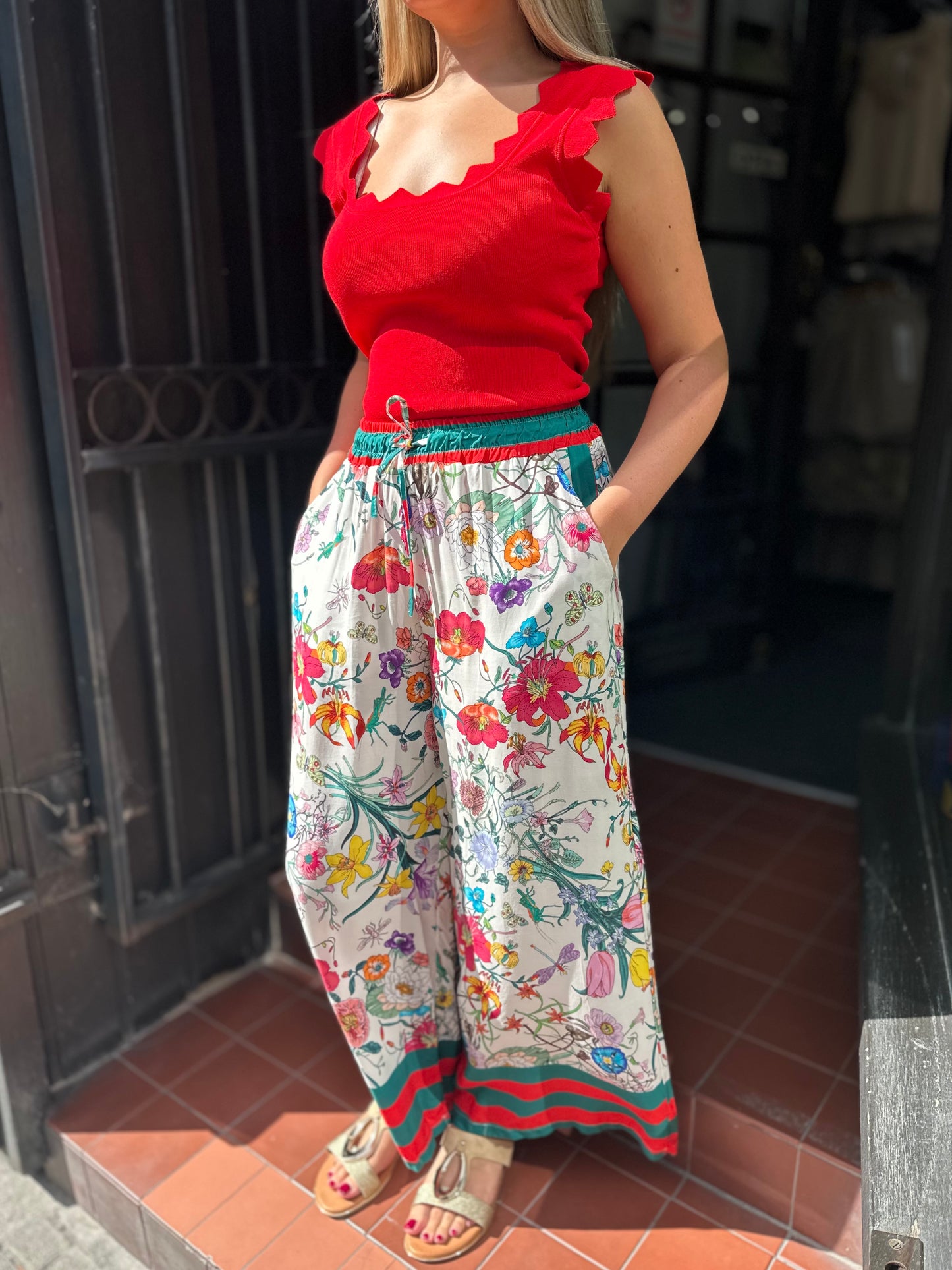 TAMMY- PRINTED TROUSER