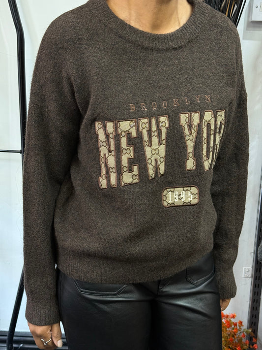 SOHO -NEW YORK LOGO JUMPER--🖤BLACKFRIDAYWKEND-AUTO 10%OFF@CHECKOUT