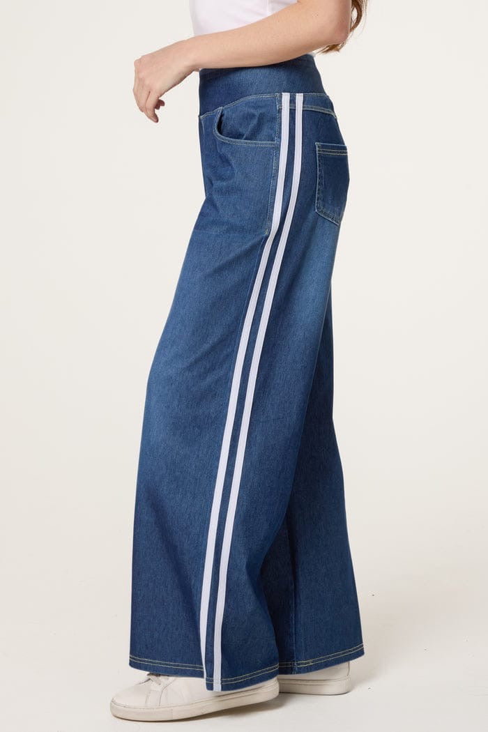 BROOKE- W/LEG D/LOOK SIDE STRIPE PULL UP