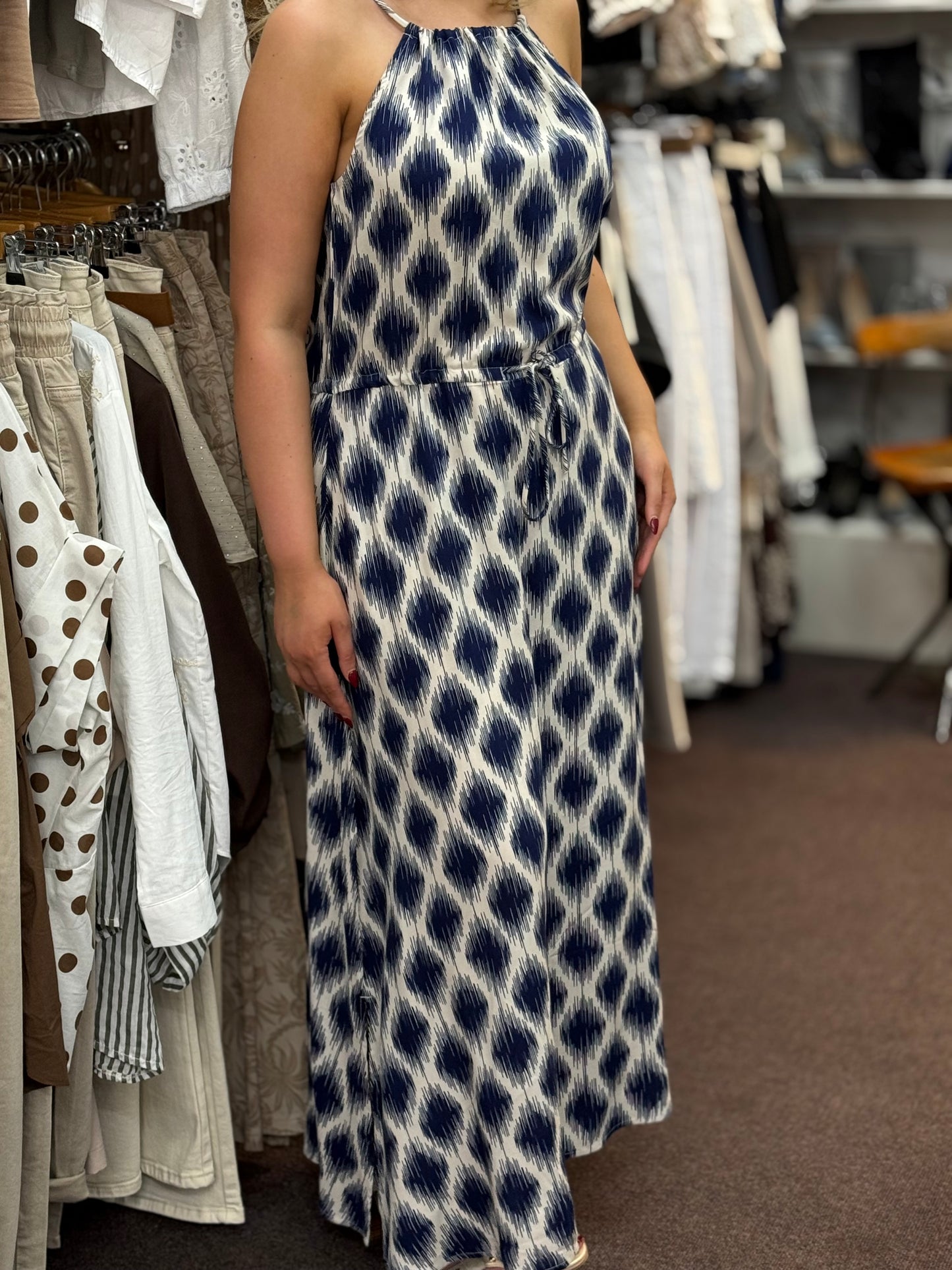 BYOUNG-JOELLA OGEE CUTAWAY MIDAXI DRESS-