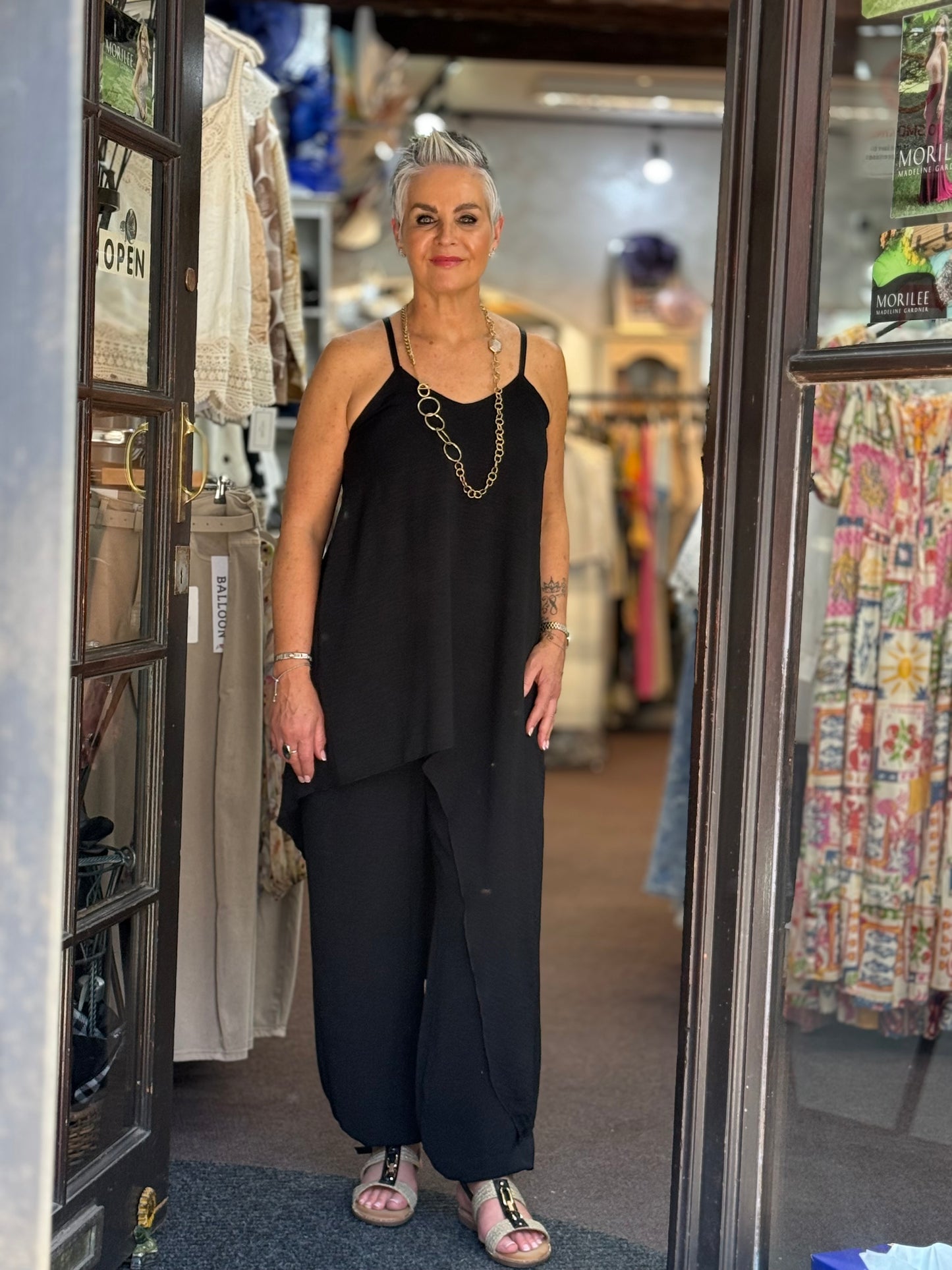 TAYLOR- ASSYMETRIC STRAPPY SET