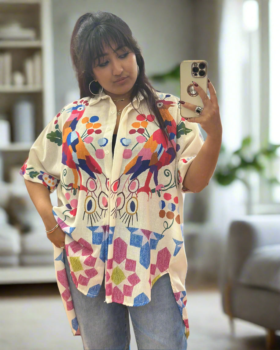 TROPICS PRINT SHIRT