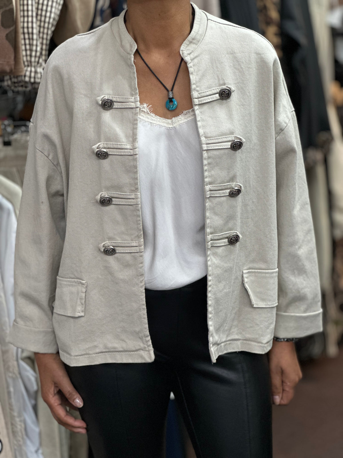 RUE- MILITARY CANVAS JACKET