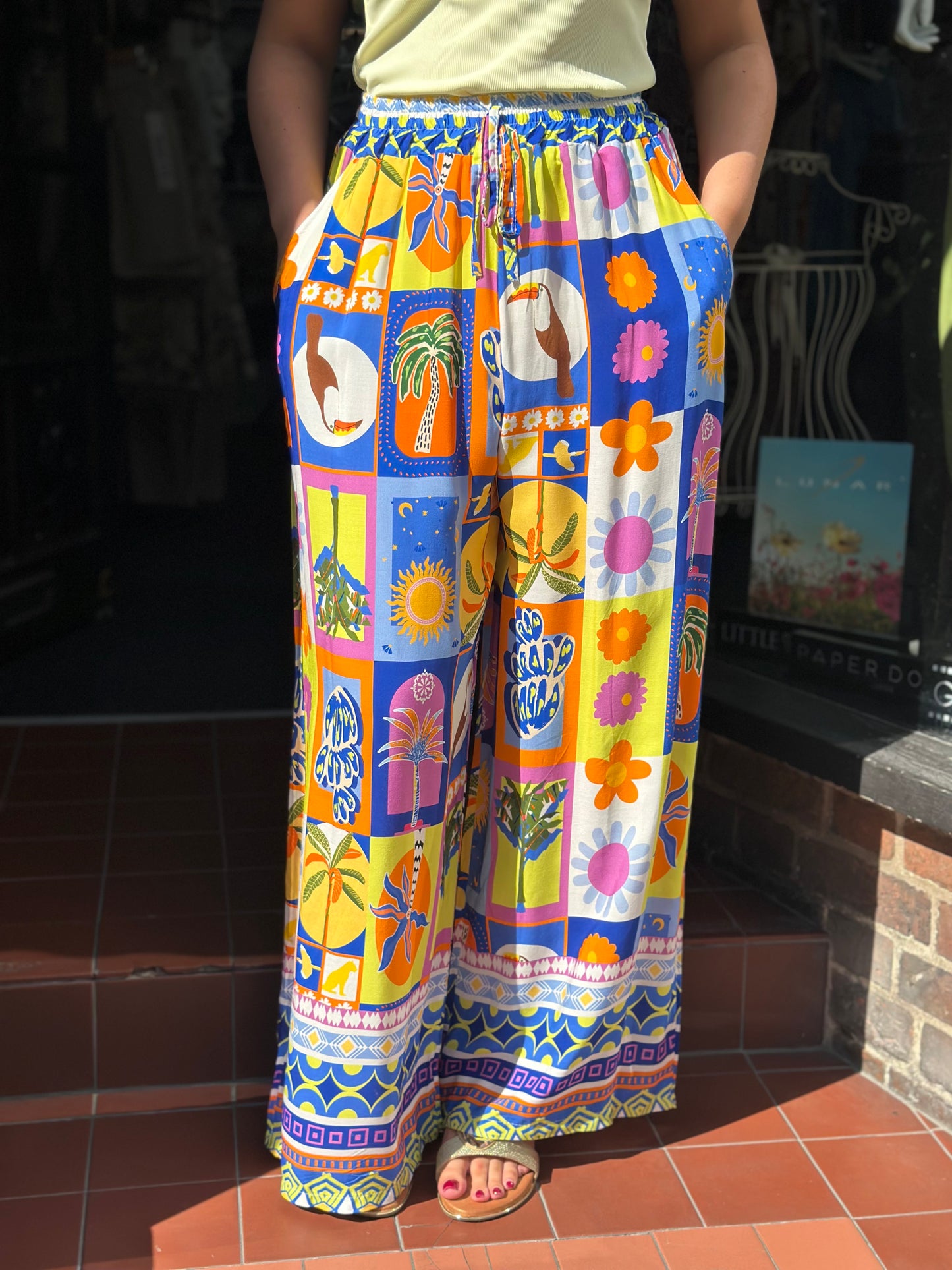 TAMMY- PRINTED TROUSER