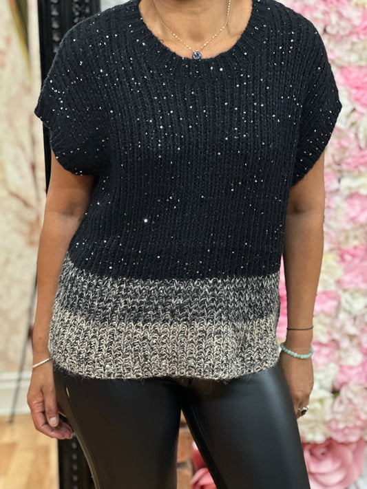 NOA -SPARKLE TANK KNIT