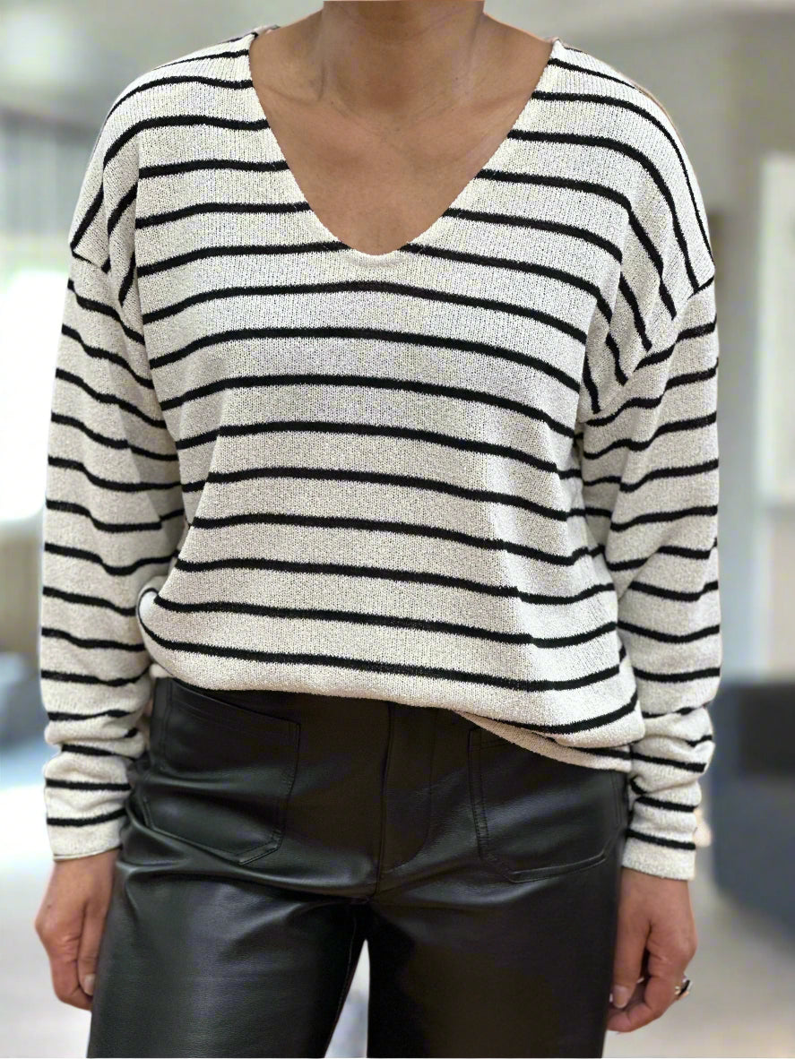 BYOUNG -SIF STRIPE JUMPER