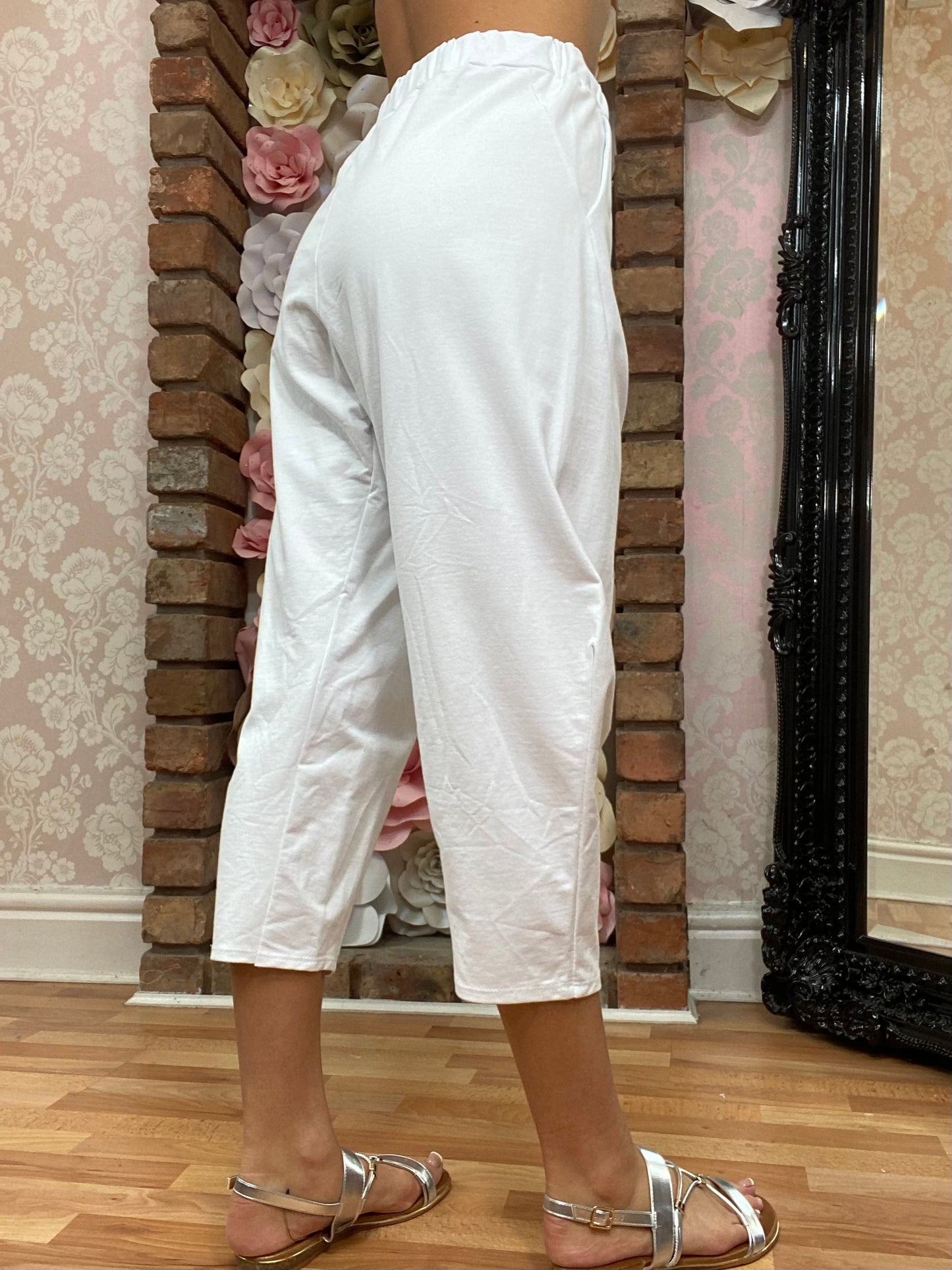 ELASTICATED WAIST POCKETED PANTALOON TROUSER- ALL COLORS