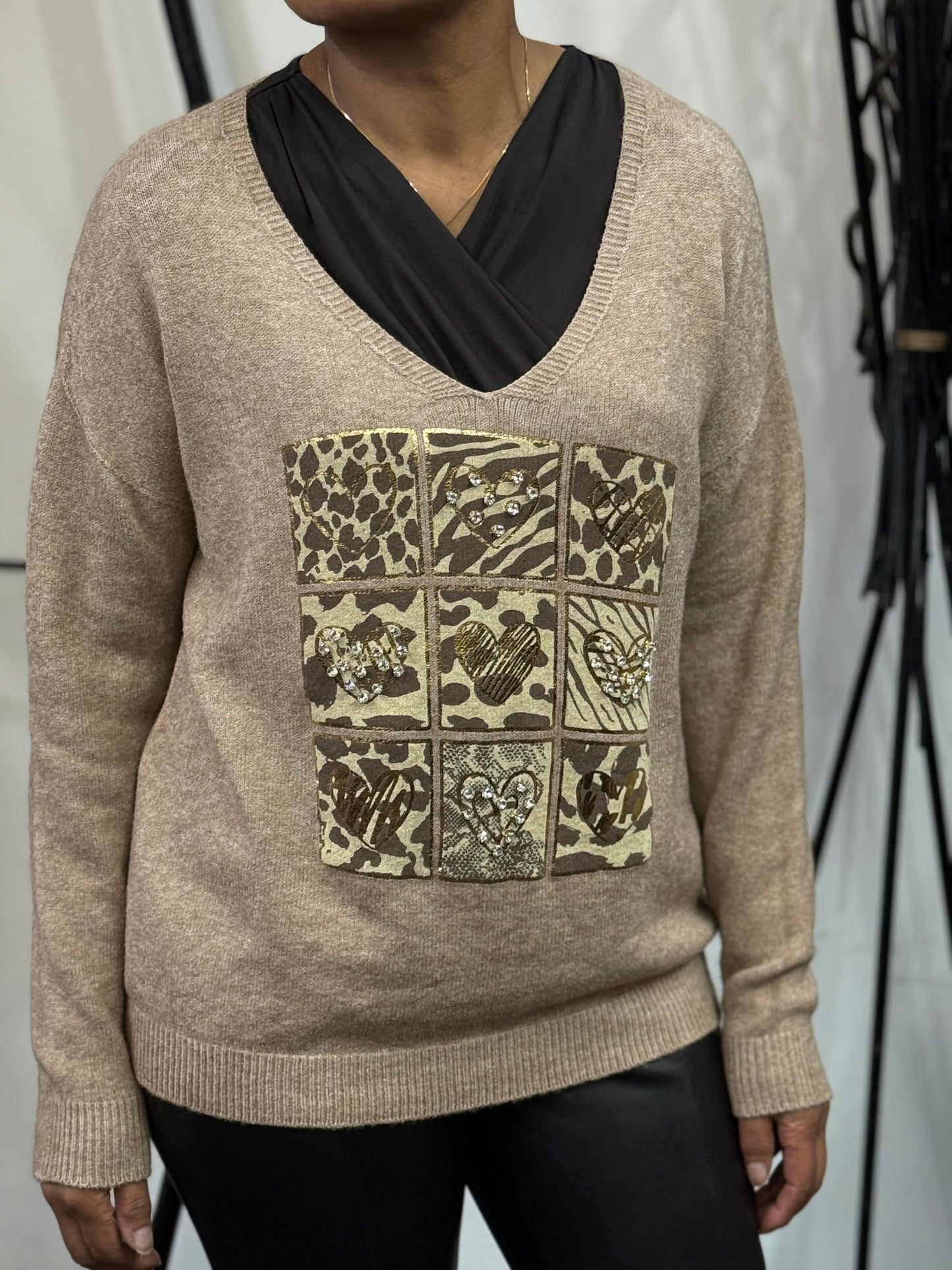 ROSIE-SEQIUN HEART ANIMAL JUMPER