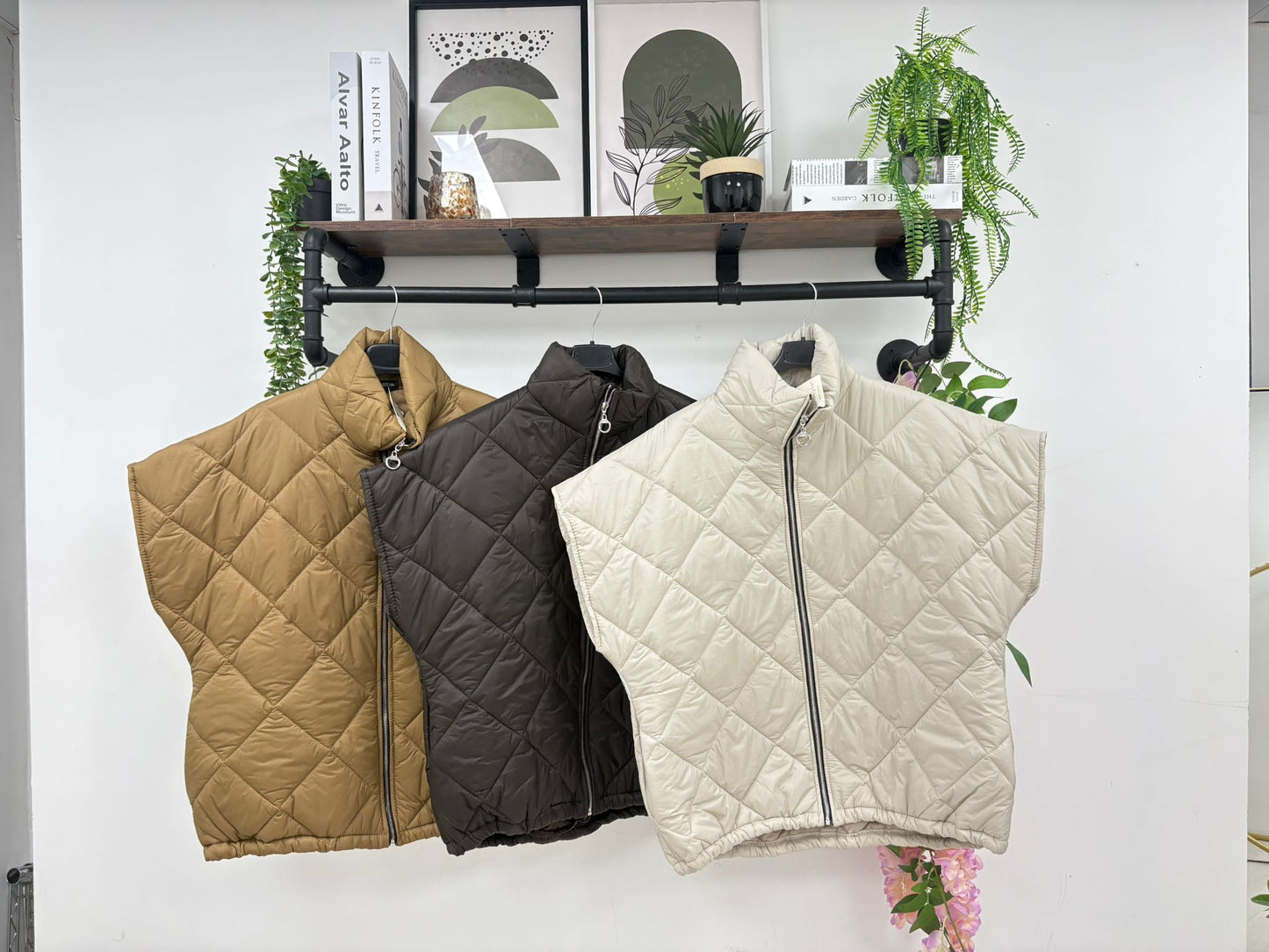 ARLEEN- QUILTED S/L JACKET- #BlackFridaySale --🖤🖤 AUTO XTRA20% off @ Checkout