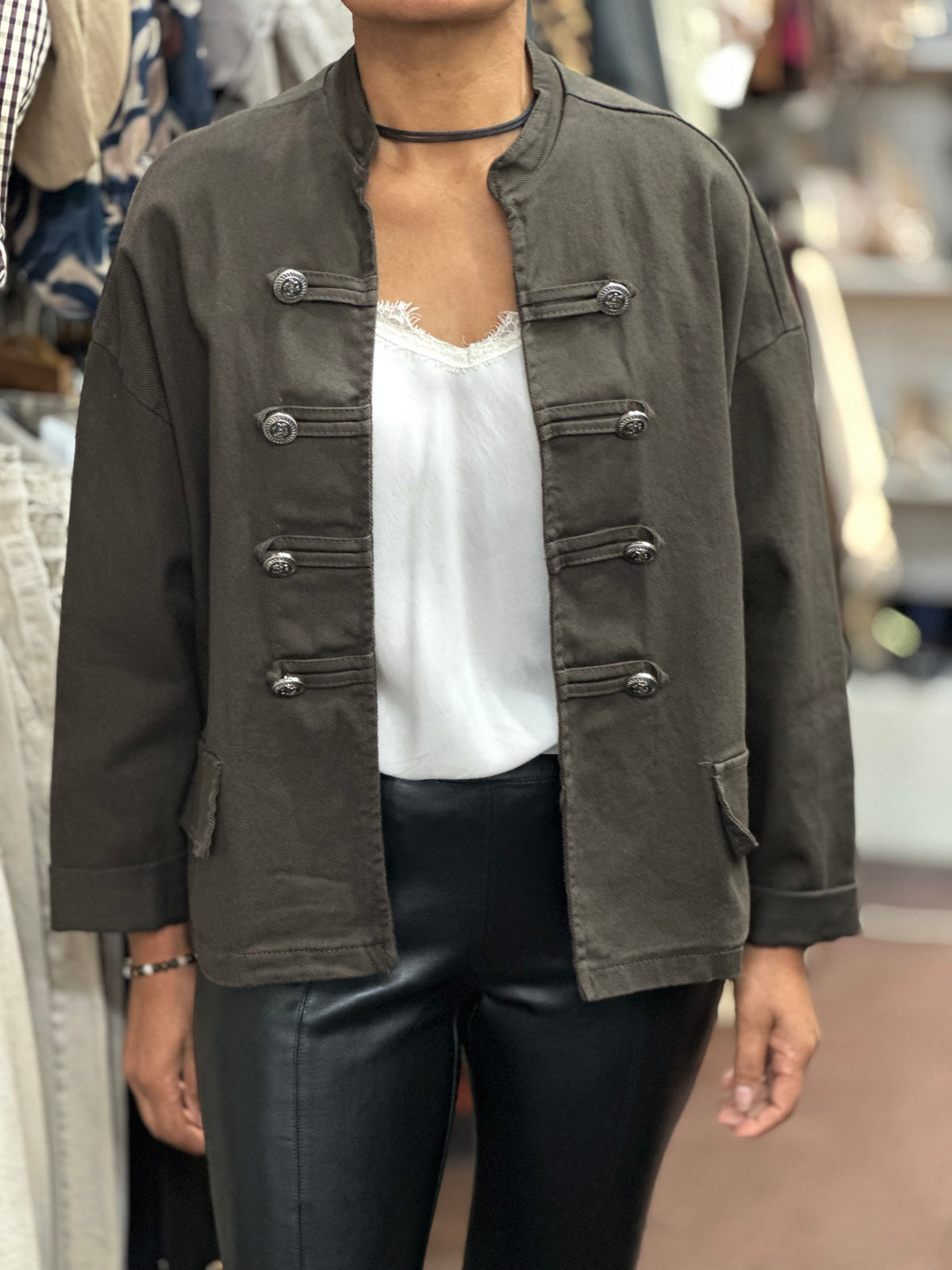 RUE- MILITARY CANVAS JACKET