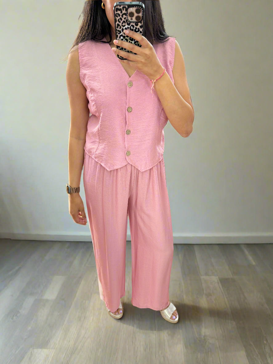 LINA- WAISTCOAT/TROUSER CO-ORD SET