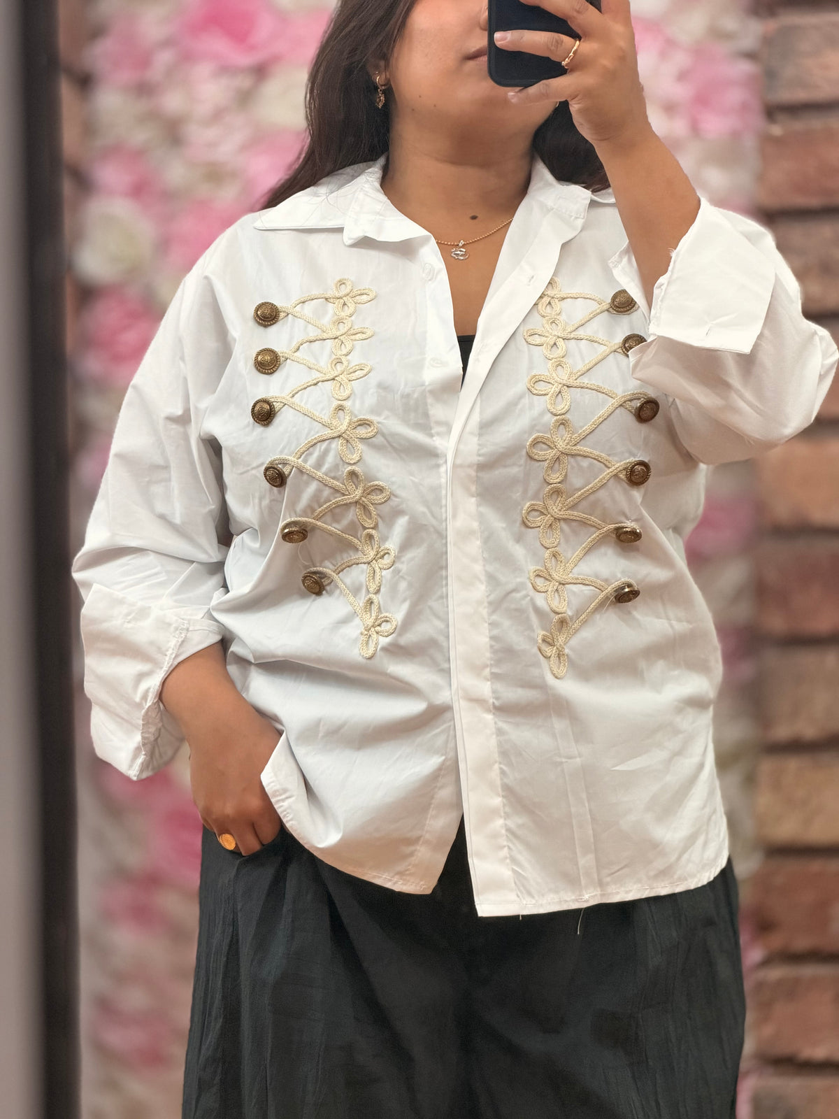 DAKOTA- MILITARY BRAID SHIRT-fits 10-16/18