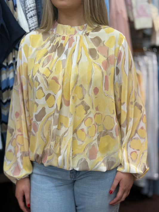 ZOLA- HIGH NCK L/SLV TOP