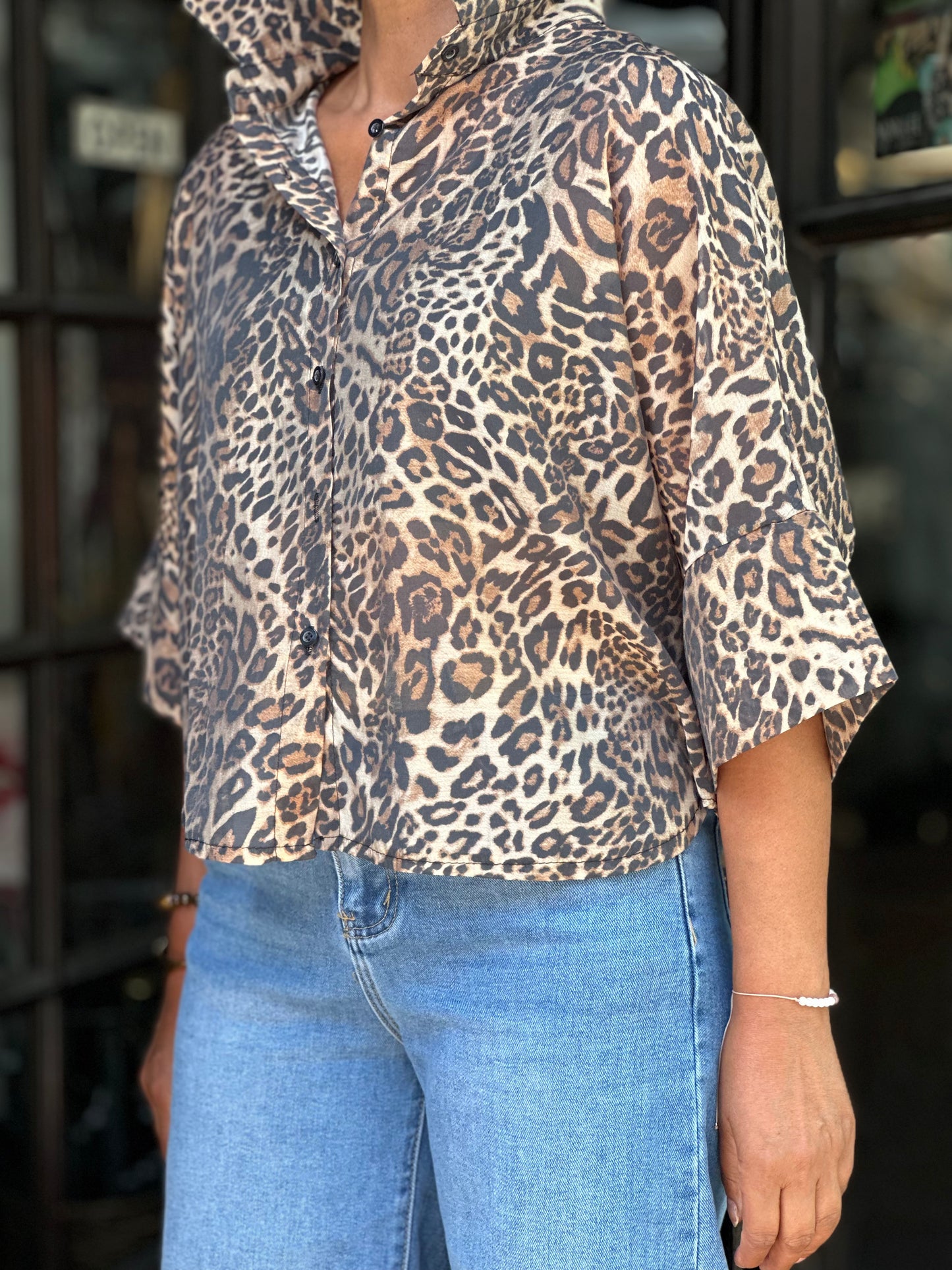 HEIDI- TENCEL ANIMAL SHIRT