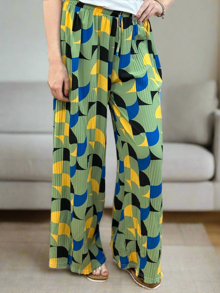 HAVANA- GEO PRINT TROUSER