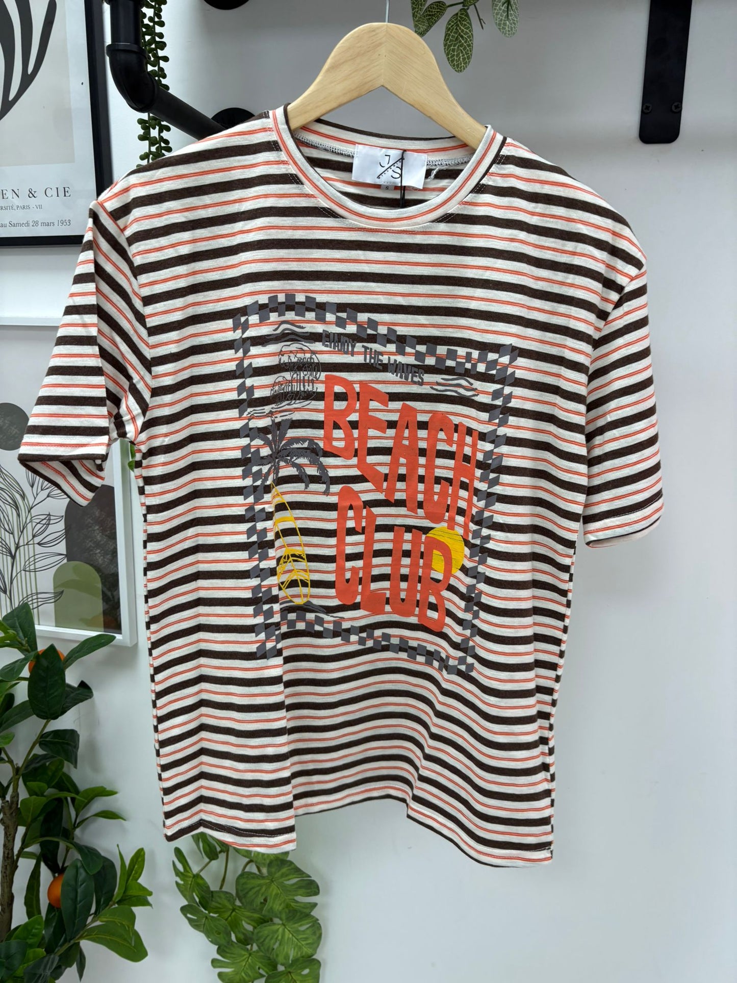 BEACH CLUB-RICA STRIPE TEE #SunshineSALE