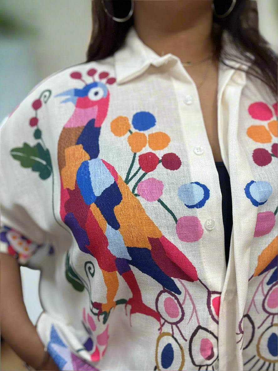 TROPICS PRINT SHIRT