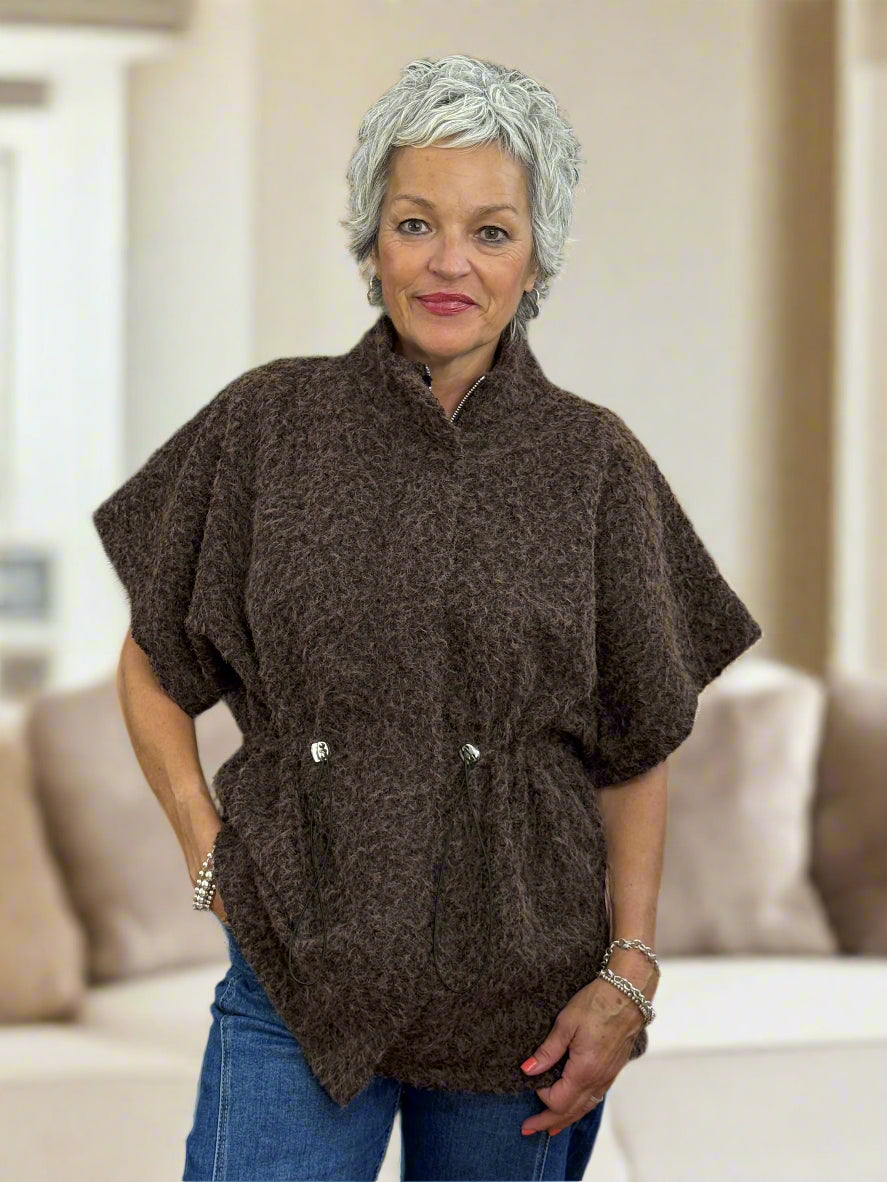 ALEX- NO WOOL DRAW WAIST GILLET/JKT