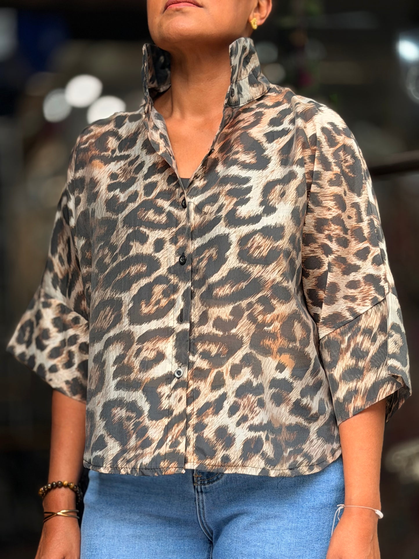 HEIDI- TENCEL ANIMAL SHIRT