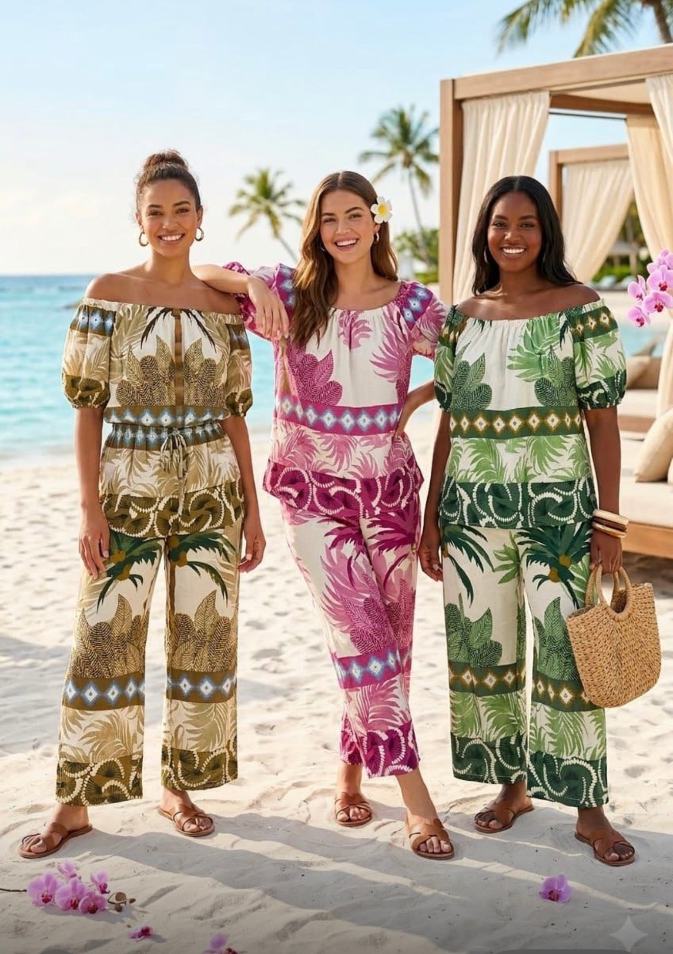 HAVANA-MEGAN PALM CO-ORD SET