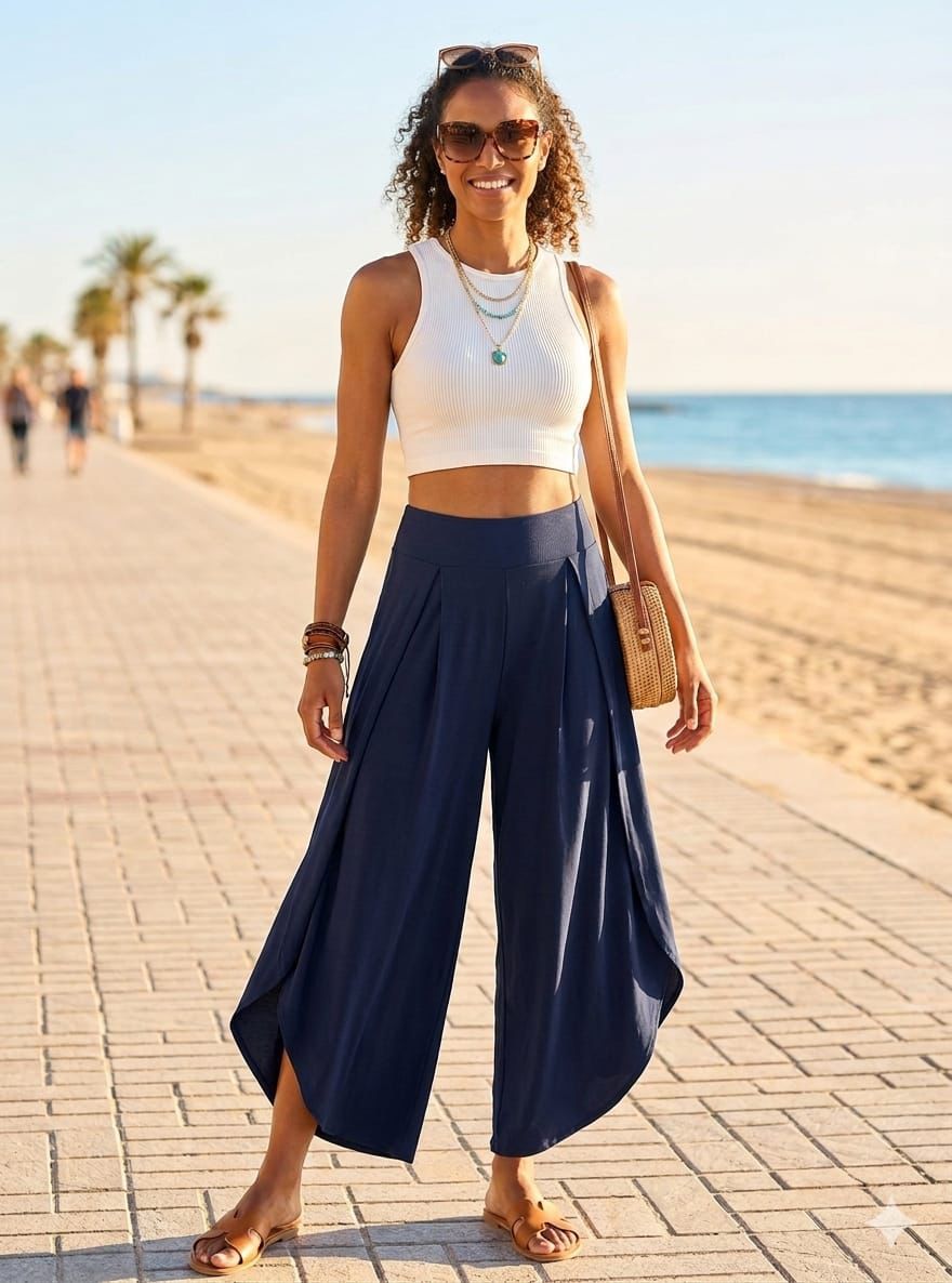 CILLA- SILKY PANTALOON TROUSER