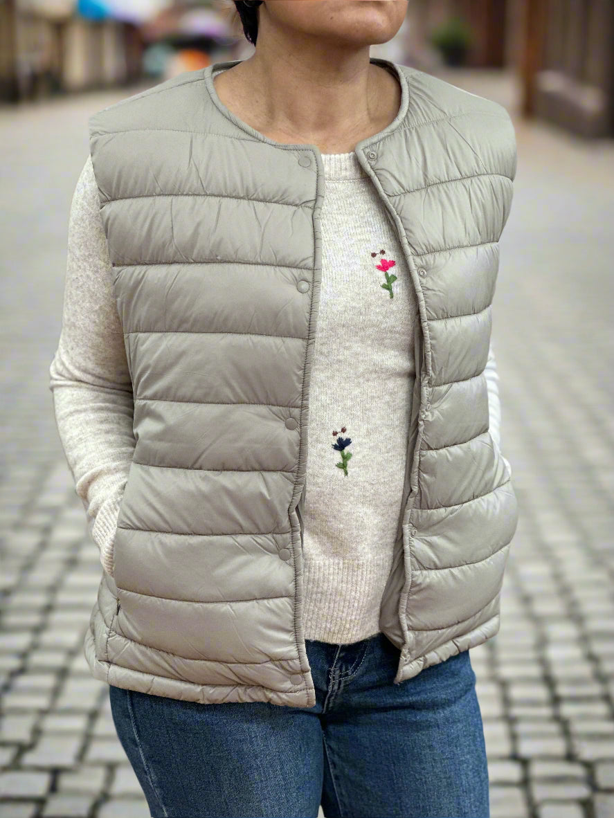 BYOUNG- BERTA- QUILTED GILLET