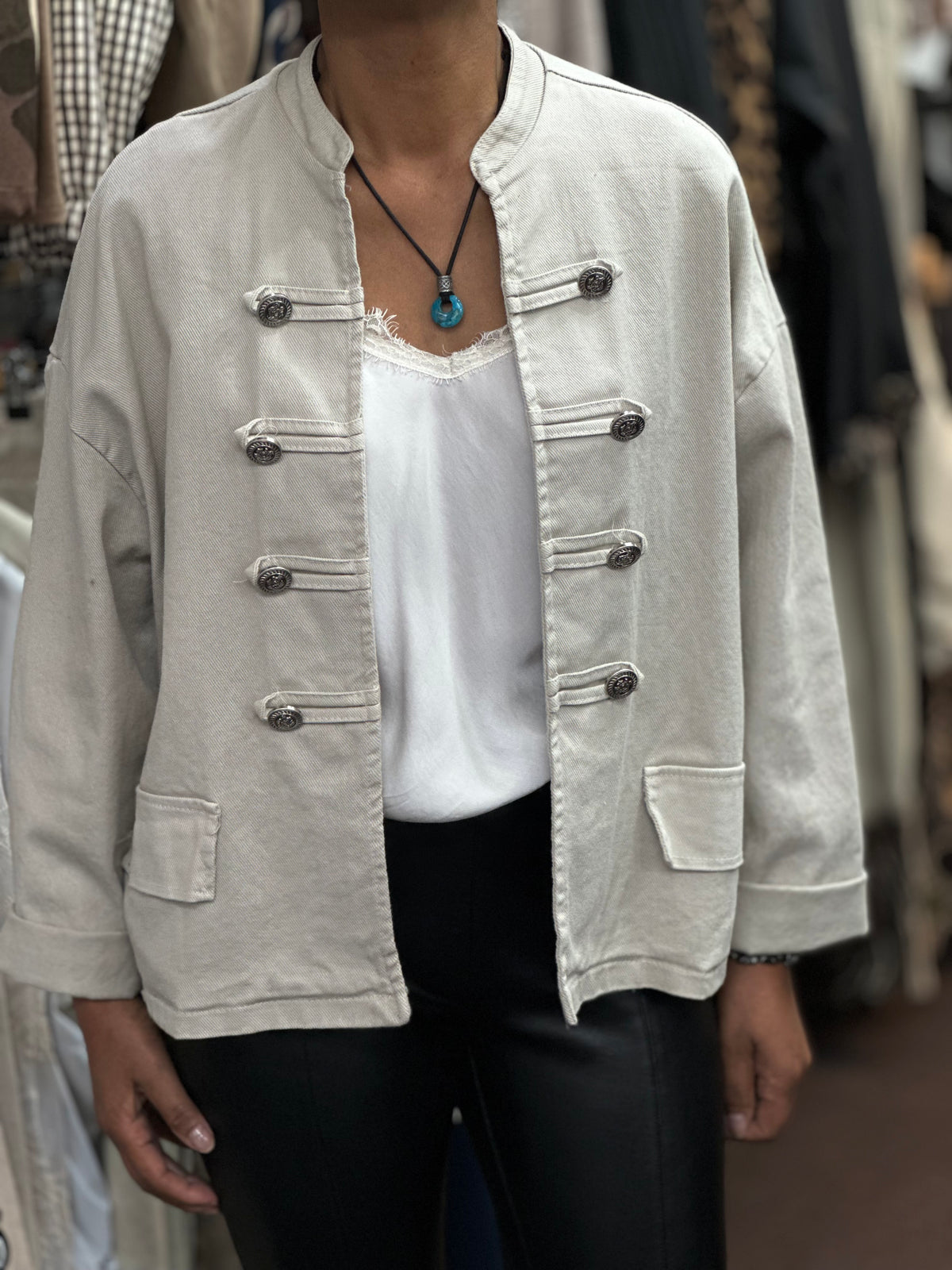 RUE- MILITARY CANVAS JACKET
