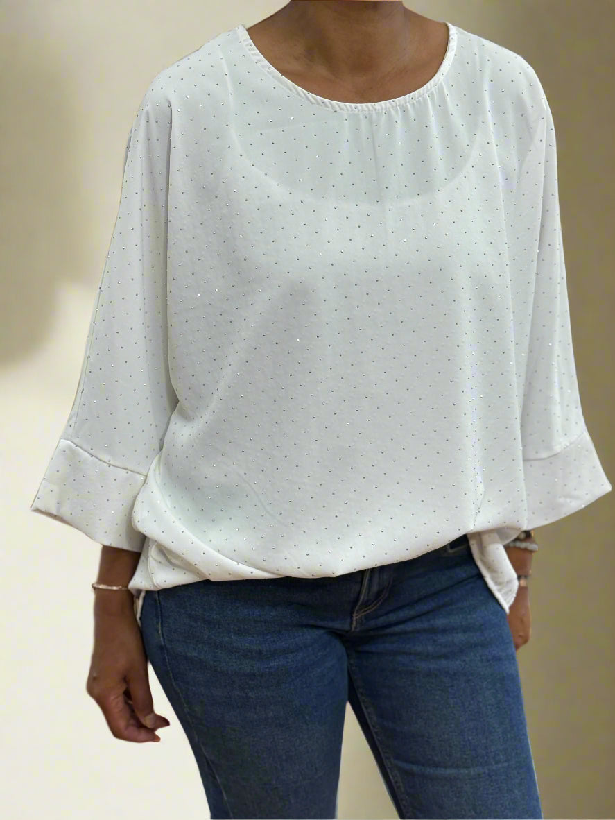EZRA - SPARKLE TOP- #LAST 1 LEFT