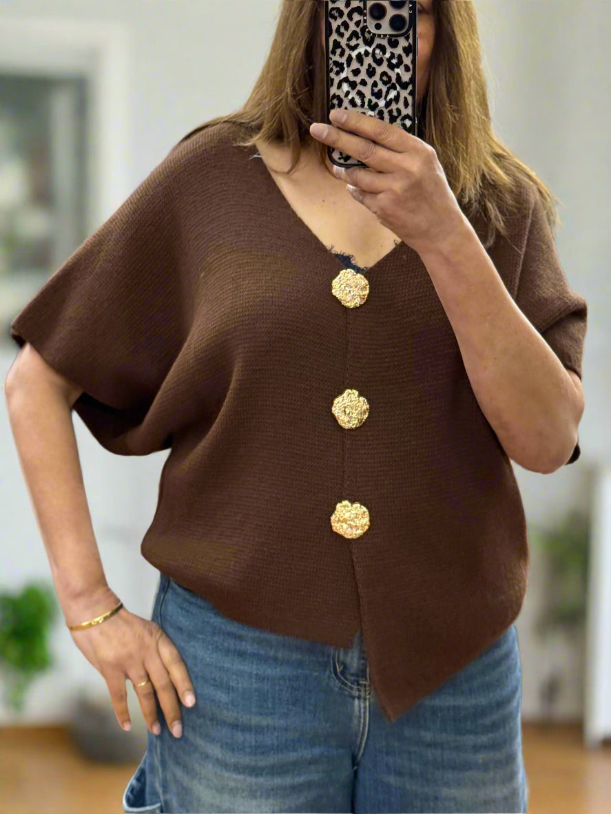 NEEVE- ASSYMETRIC SHRUG -0/SIZED