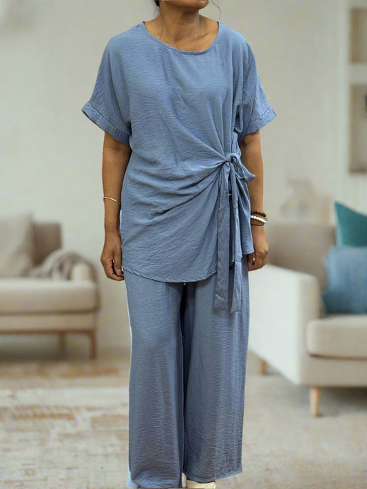 JUNO - SIDE TIE TOP CO-ORD SET