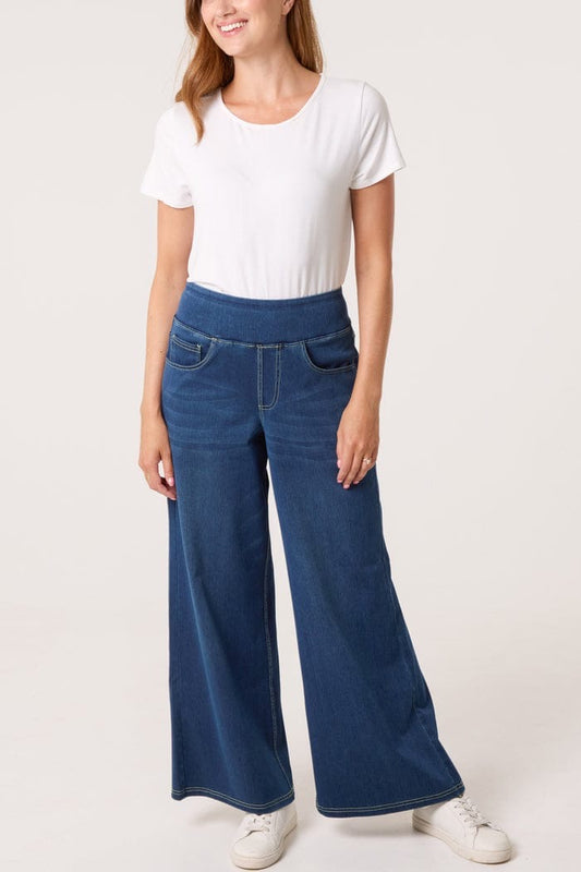 BROOKE- W/LEG D/LOOK SIDE STRIPE PULL UP