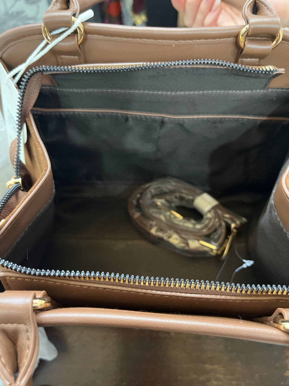 DARCY-SUEDETTE LATTICE H/BAG-2609