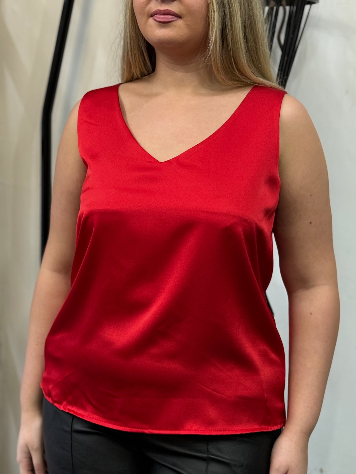 DARCY-SATIN VEST TOP