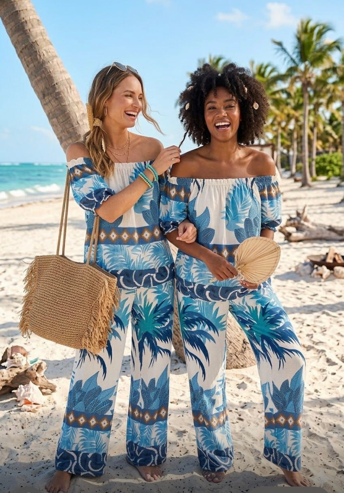 HAVANA-MEGAN PALM CO-ORD SET